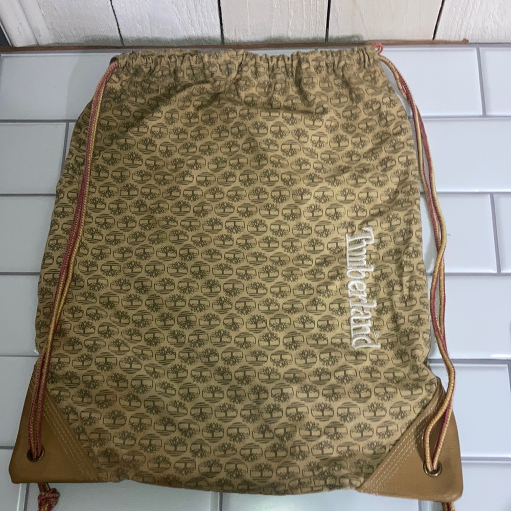 Timberland Brown Pull String Bag - image 1